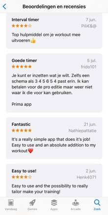 app store reviews