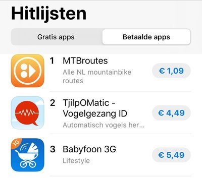 populaire apps