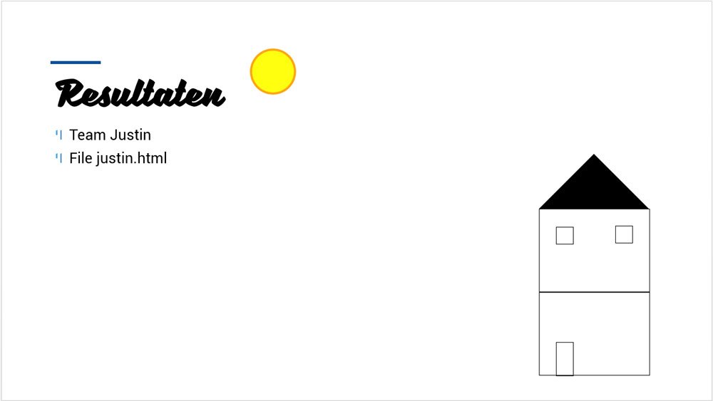 resultaat HTML oefening